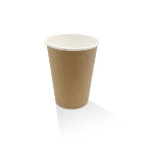 12oz Single Wall Paper Cup Kraft (90mm) 1000pc/ctn