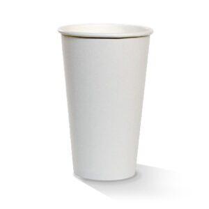 16oz Single Wall Paper Cup White (90mm) 1000pc/ctn