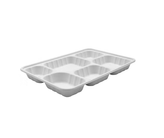 6CP Deep Meal Tray 200pc/ctn