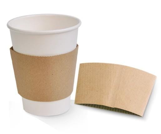 Cup Sleeve Kraft 12 and 16 oz 1000pc/ctn