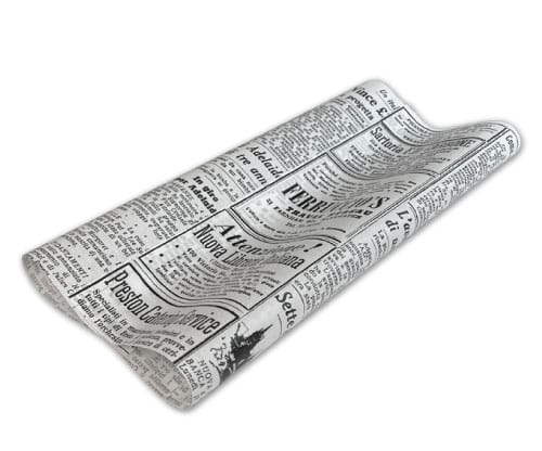 #Greaseproof Paper Newsprint Large 400 X 330mm – 200/ream