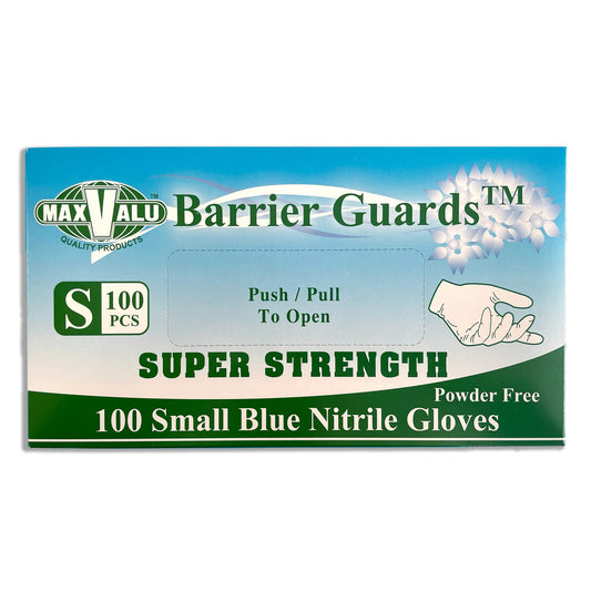 Small Nitrile Super Strength Gloves BLUE (Powder Free) 1000pcs/Carton