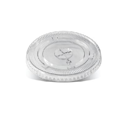 PET flat lid/X slot(fit U cups) 1000pc/Ctn
