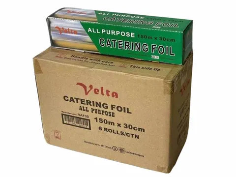Catering Foil All Purpose 30cm x 150m 6 Rolls/Carton