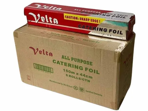 Catering Foil All Purpose 44cm x 150m 6 Rolls/Carton