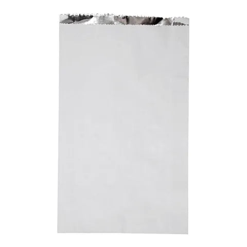 Plain White X-Large Foil Chicken Bag 250pc/pk