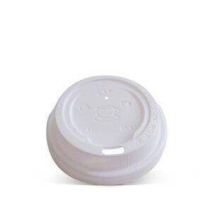 PET Lid White - 4 Oz (62mm) 1000pc/ctn