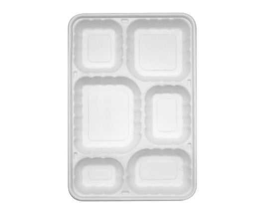 6CP Deep Meal Tray 25 pack