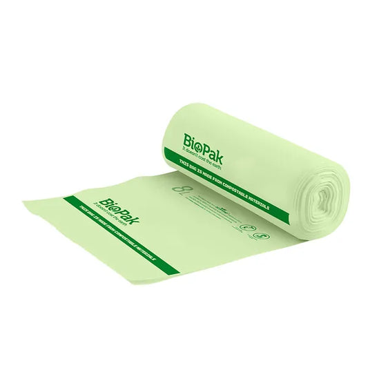 8 Litre Kitchen Bag Compostable 25pcs