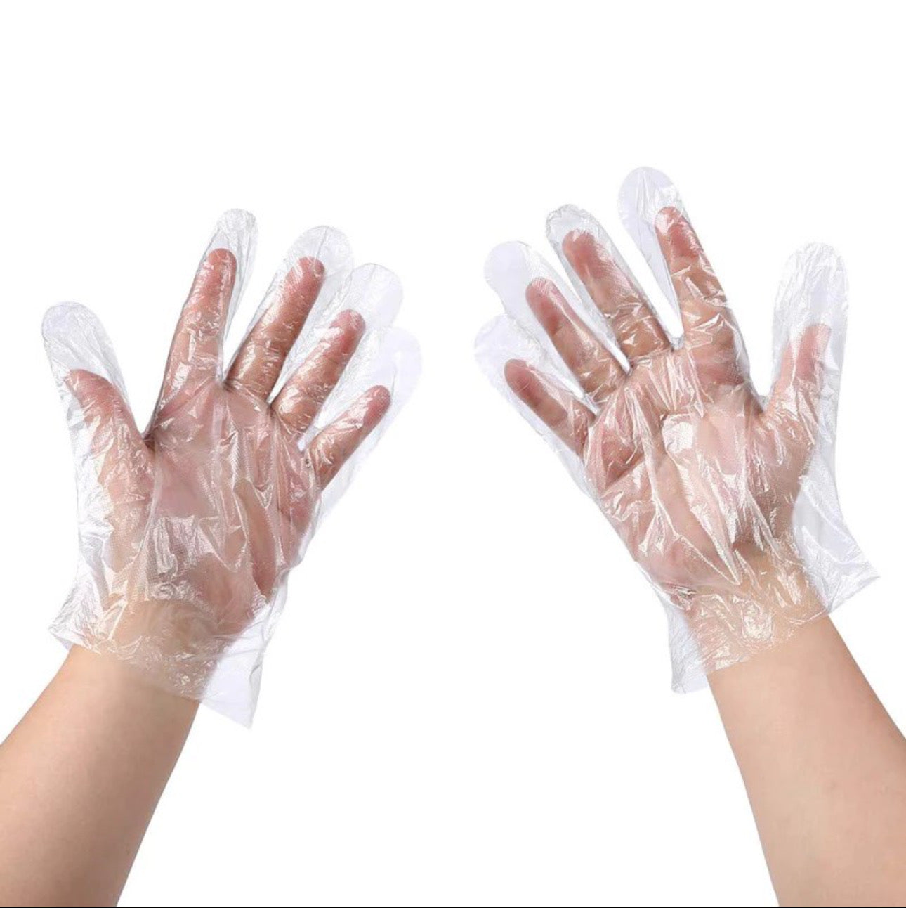 XL Poly Gloves Non-Sterile Polyethylene Clear (Powder Free) 6000pcs/Carton