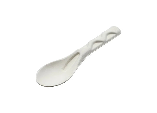 Bagasse Spoon 140mm 50 pack