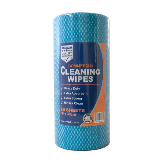 Blue Commercial Cleaning Wipes 6 Rolls/Ctn